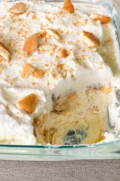 No-Cook Banana Pudding Recipe (Without Instant Vanilla Pudding) Instant Pudding Recipes, Icebox Cakes, Instant Banana Pudding, No Bake Banana Pudding, Banana Pudding Recipe, Banana Pie, Homemade Pudding, Fruit Cobbler, No Churn Ice Cream