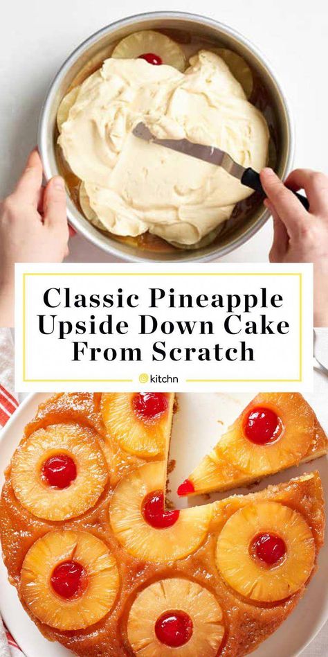 Pineapple Upside Down Cake From Scratch, Easy Pineapple Upside Down Cake, Retro Desserts, Cake From Scratch, Pineapple Upside, Pineapple Upside Down Cake, Pineapple Upside Down, Pineapple Cake, Upside Down Cake