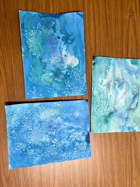 Preschool Ocean Process Art, Water Unit Preschool Art Projects, Island Activities Preschool, Ocean Week Preschool, Ocean Crafts Preschool, January Planning, Ocean Layers, Ocean Activities Preschool, Ocean Preschool