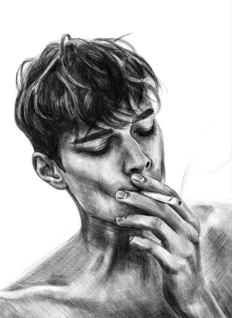 Famous People Sketches, Tumblr Drawings, Charcoal Art, Dark Art Drawings, Portrait Sketches, Pencil Art Drawings, Art Drawings Sketches Creative, Art Inspiration Painting, Charcoal Drawing