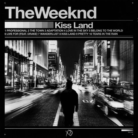 The Weeknd Kiss Land, Black And White Kiss, Weeknd Poster, Tory Vega, Kiss Land, Mara Dyer, House Of Balloons, Life Without You, Neo Noir