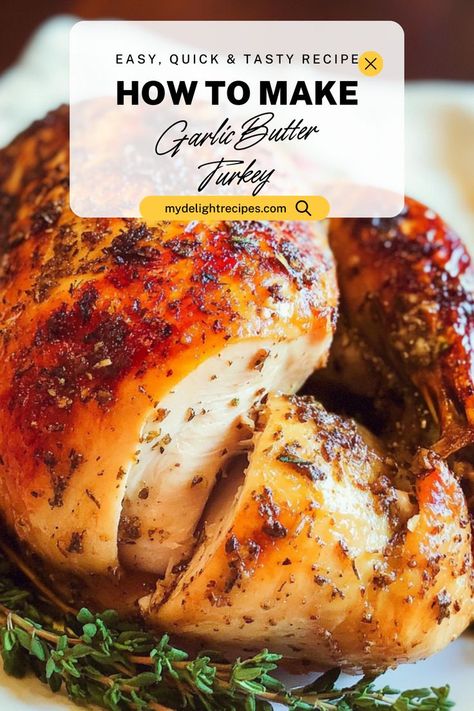 Butter Under Turkey Skin, Butter Mixture For Turkey, Turkey Butter Rub, Herb Butter For Turkey, Small Turkey Recipe, Cajun Butter Turkey, Herbed Butter For Turkey, Garlic Butter Turkey, How To Cook Turkey