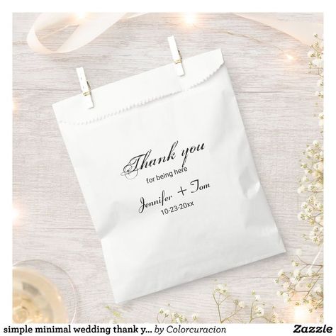 simple minimal wedding thank you  favor bag Black Wedding Favors, White Wedding Favors, Candy Bag Favors, Police Graduation, Memorial Plaques, Cookie Wedding Favors, Biscuit Bar, Retirement Invitations, Retirement Party Ideas