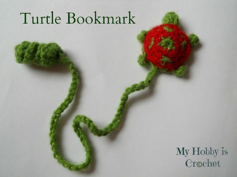 crochet turtle bookmark free pattern Crochet Teacher Gifts, Crochet Bookmarks Free Patterns, Crochet Ladybug, Bookmarks For Kids, Crochet Bookmark Pattern, Crochet Bookmark, Crochet Turtle, Bookmarks Kids, Crochet Blog