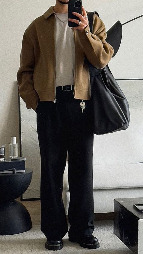 Fashion: #fashion, #style, #outfitinspiration, #beauty Brown Skin Fashion, Outfit Catalog, Guy Outfit, Style For Autumn, Masculine Outfits, Kpop Fashion Men, Formal Men Outfit, Classy Outfits Men, Mens Casual Outfits Summer