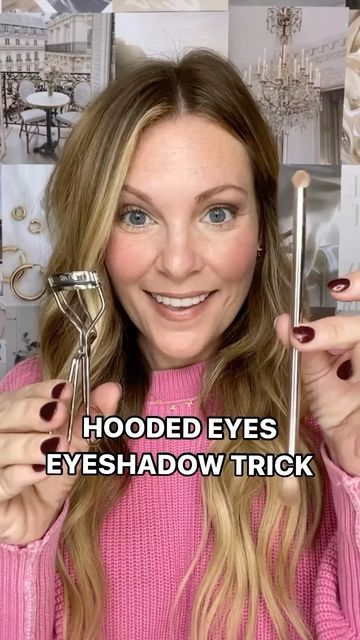 Hooded Eye Natural Makeup Looks, Date Night Eye Makeup Hooded Eyes, Makeup For Blue Eyes Blonde Hair Over 40, Hooded Green Eyes Makeup, Colored Eye Shadow, Hooded Eye Tricks, Eyeshadow For Brown Hooded Eyes, How To Put On Eyeshadow For Hooded Eyes, Best Hooded Eye Makeup