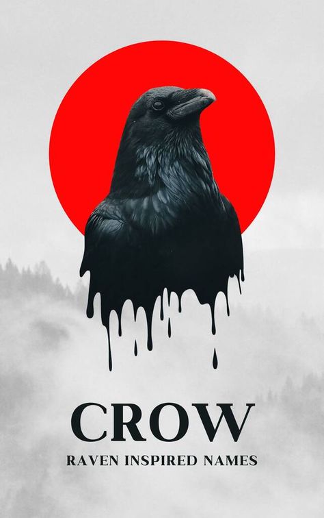 90 Names That Mean Crow And Raven - Creative Nomenclature Meaning Of Crows, Black Raven, Shadow Raven, Names That Mean Black, Names That Mean Crow, Names That Mean Raven, Crow Represents, Crow Significance, Raven And Crow Difference