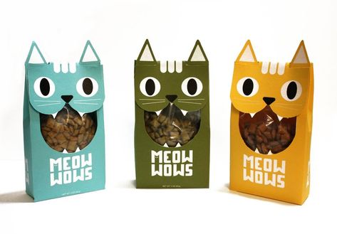 Cat Food Packaging Design, Dog Treat Packaging Ideas, Treat Packaging Ideas, Cat Food Packaging, Kids Package Design, Dog Treat Packaging, Treat Packaging, Pet Food Packaging, Cat Food Brands