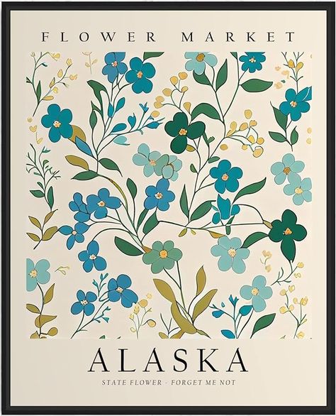 Alaska Artwork, Alaska Poster, Living Room Artwork, Alaska Map, Alaska Art, Office Wall Decoration, Dog Pop Art, California Poster, Surface Patterns