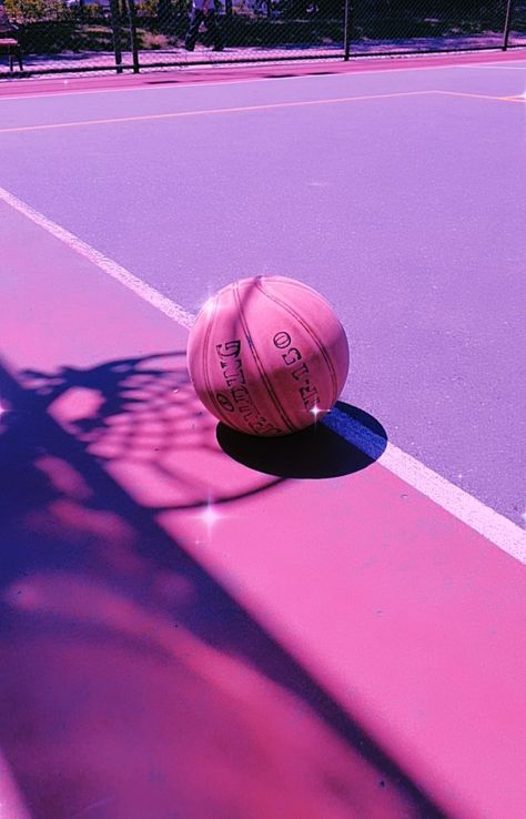 Purpleaestetic Basketbol Pinkeastetic Pink Purple Wallpaper Purple Wall Stickers, Pink Purple Wallpaper, Wallpaper Basketball, Gymnastics Stickers, Cool Basketball Wallpapers, Basketball Wallpapers, Cool Basketball, Wallpapers Pink, Basketball Background