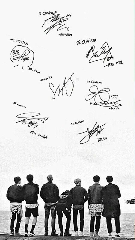 Bts Signatures, Type Of Boyfriend, Types Of Boyfriends, V Bts Wallpaper, Bts Aesthetic Wallpaper For Phone, Bts Group, Bts Chibi, Park Jimin Bts, I Love Bts