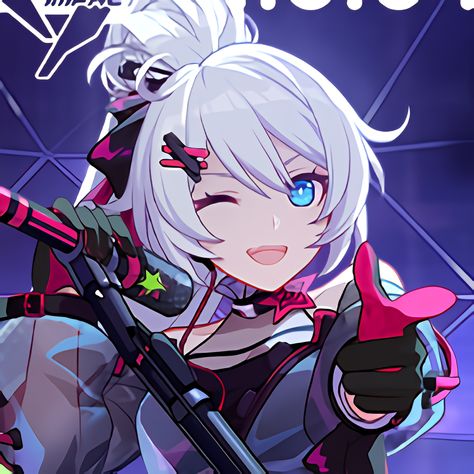 Kiana Kaslana, 3 Characters, Game Icon, Honkai Impact, Icon Pfp, Jurassic World, White Cat, Best Games, Not Mine