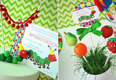 Fruit Shaped Cake Pops Shaped Cake Pops, Hungry Caterpillar Food, The Very Hungry Caterpillar Birthday, Very Hungry Caterpillar Birthday Party, Very Hungry Caterpillar Birthday, Hungry Caterpillar Party, Hungry Caterpillar Birthday, Kids Party Food, The Very Hungry Caterpillar