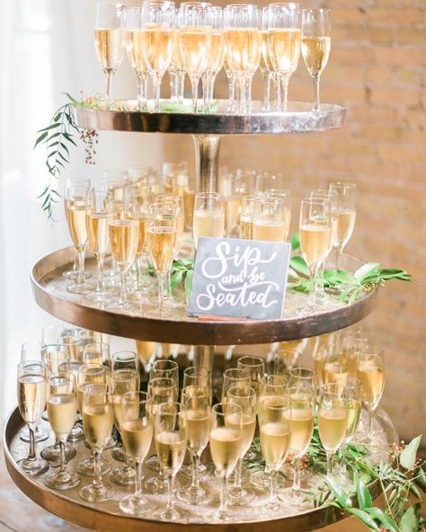 Cherry Blossom Events on Instagram: “‘Sip and be Seated’🥂 This is one of our favorite details from Rose + Jeremy's #cberealwedding last fall. A simple detail yet stunning…” Sip And Be Seated, Tea Party Sandwiches, Bar Signage, Church Wedding Decorations, Country Wedding Decorations, Chalkboard Designs, White Gold Wedding, October Wedding, Church Wedding