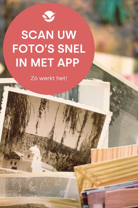 Scan uw foto's snel in met app Smartphone, Iphone, Van