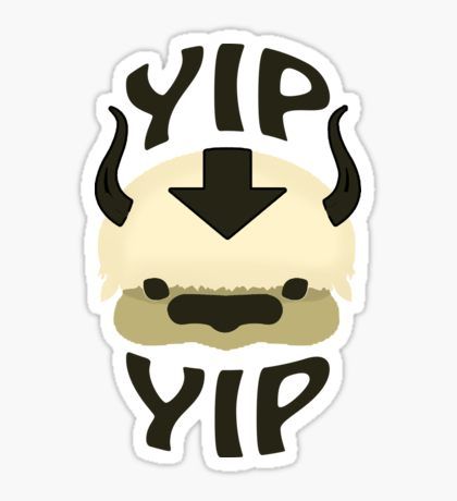 Appa Sticker, Atla Stickers, Avatar Stickers, Flying Bison, Yip Yip, Thanksgiving Wallpaper, Tumblr Stickers, Avatar The Last Airbender Art, Avatar Aang