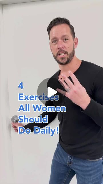 WeShape on Instagram: "Empower yourself with these 4 daily exercises every woman should do. Strengthen, stretch, and feel amazing! Click the link in our bio to sign up for our Women's Only Workshop for FREE!" Best Exercise For Women, Daily Exercise Routines At Home, Bad Knee Workout, Daily Exercises, Health And Fitness Expo, Workout Videos Free, Yoga For Seniors, Posture Exercises, All Body Workout