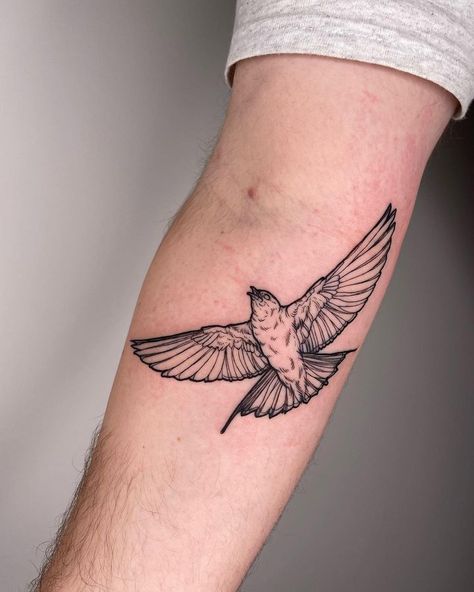 Bird In Flight Tattoo, Flight Tattoo, Swallow Tattoo, Books Open, Bird In Flight, London Tattoo, 6 September, Birds Tattoo, In Flight