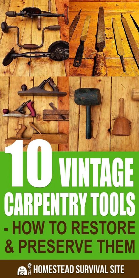 Woodworking Tools For Beginners, Antique Woodworking Tools, Simple Woodworking Plans, Wood Crafting Tools, Carpentry Tools, Antique Tools, Woodworking Hand Tools, Woodworking Guide, Homestead Survival