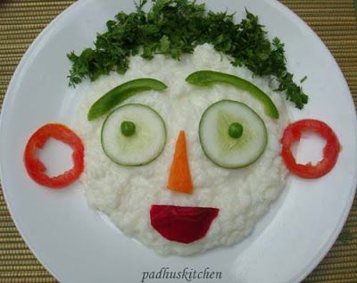 Seasoned Curd rice with vegetables. Rice With Vegetables, Curd Rice, Popsicle Stick Crafts For Kids, Vegetable Rice, Creative Food Art, How To Cook Rice, Food Crafts, Fruit Art, Easy Salads