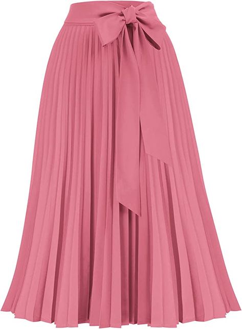 Casual A line Pleated Swing Skirt A-line Dark Green Size S KK659-23 at Amazon Women’s Clothing store Long Skirt Design Ideas, Bridesmaid Dresses Ideas, Flared Midi Skirt, Skater Outfits, Skirts Midi High Waisted, Corte De Cabelo Masculino, Dresses Ideas, Amazon Women, African Fashion