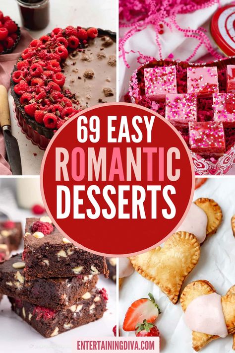 69 of the Best Valentine's Day Dessert Ideas Rasberry Brownies, Anniversary Dessert Ideas, Valentine’s Day Dessert, Chocolate Covered Cheesecake, Valentine Dessert, Valentines Recipes, Valentines Desserts, Strawberry Cake Pops, Galentine's Party