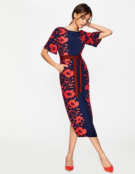 Elspeth Dress Boden Kimono Style Dress, Mode Kimono, Floral Work, Poppy Print, Work Dresses, Kimono Sleeve, Kimono Fashion, Modest Dresses, Nordstrom Dresses