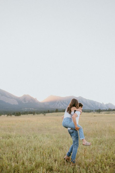 Engagement photographer in Boulder Boulder Engagement Photos, Engagement Shoot Outfit, Sunrise Photos, Spring Shower, Engagement Photo Poses, Shades Of Gold, Beautiful Sights, Engagement Photographer, Instagram Pictures