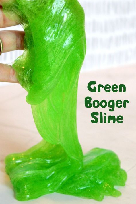 Discover the fun of making green slime! This gooey booger slime comes out perfect every time. Great for kids and craft enthusiasts. Green Slime Recipe, Slime Activities, Trunker Treat Ideas, Perfect Slime, Green Slime, Monster Craft, Monster Crafts, Rainy Day Fun, How To Make Greens