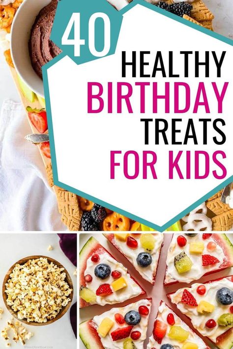 Healthy Party Food For Kids, Birthday Treats For Kids, Birthday Food Recipes, Healthy Birthday Snacks, Kids Birthday Party Snacks, Event Snacks, Party Treat Ideas, Party Food For Toddlers, Birthday Party Meals