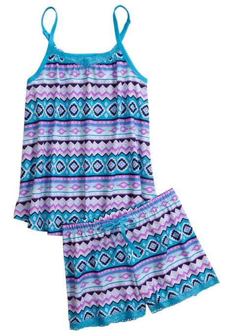 Tribal Pajama Set (original price, $22.90) available at #Justice Justice Girls Clothes, Justice Pajamas, Pajamas For Teens, Justice Clothing, Lucas Scott, Pajama Outfits, Girls Sleepwear, Pajamas Comfy, Cute Pajamas