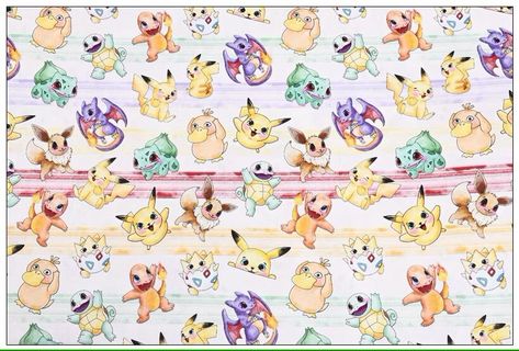 Caroon Pocket Monsters Cotton Fabric Printed Plain Sewing Cloth 43Inch By Half Yard 100% cotton Pocket Monsters, Sewing Clothes, Hong Kong, Printing On Fabric, Cotton Fabric, Yard, China, Sewing, Fabric