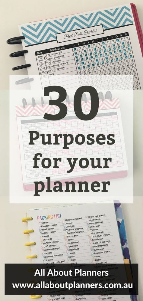 30 purposes for your planner how to use your planner setting up a new planner what to put in a planner daily weekly monthly inspiration ideas spreads useful functional How To Set Up A Planner, What To Put In A Planner, What To Track In Planner, How To Create A Planner, Planner Notes Pages Ideas, Planner Set Up, Planner Section Ideas, Weekly Planner Layout, Personal Planner Ideas