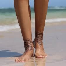 https://encrypted-tbn0.gstatic.com/images?q=tbn:ANd9GcSArBbv9Hibh5ND7O2Ko6UOvRq_Yfmww0ye-Q&usqp=CAU Ankle Cuff Tattoo, Ankle Foot Tattoo, Jagua Tattoo, Cuff Tattoo, Ankle Tattoo Designs, Ankle Tattoos For Women, Anklet Tattoos, Foot Tattoos For Women, Henna Designs Hand