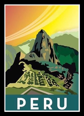 Peruvian Art, Latin America Travel, Travel Stamp, Tourism Poster, Ladies And Gentlemen, Travel Illustration, Travel Wall, Photo Vintage, Machu Picchu