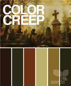 Graveyard Shoot, Gothic Color Palette, Halloween Color Palette, Light Browns, Halloween Color, Color Schemes Colour Palettes, Design Seeds, Color Palette Design, Gothic Decor