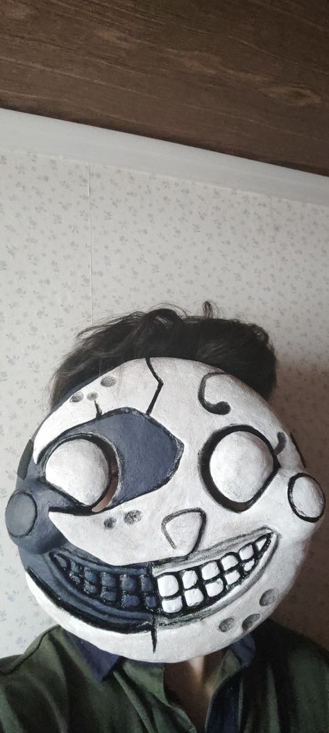 Cool Halloween Mask, Moondrop Mask Fnaf, Sun And Moon Mask Fnaf, Moon Mask Fnaf, Fnaf Mask Diy Cardboard, Sun Mask Fnaf, Sundrop Mask Tutorial, Fnaf Mask Diy, Sun And Moon Mask