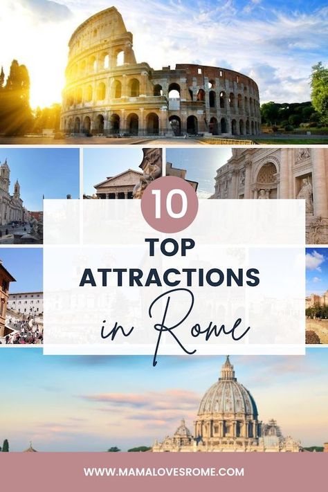 Rome Tourist Attractions, What To See In Rome, Things To See In Rome, Rome Sights, Best Food In Rome, Rome Tourist, Rome Tips, Free Things To Do In Rome, Rome Winter