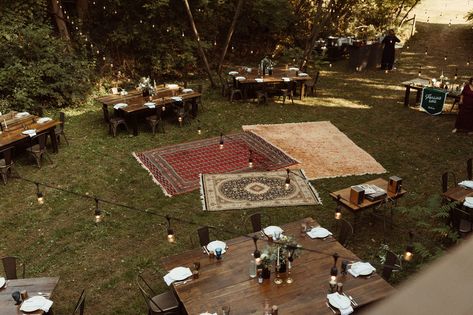 A Charming Outdoor Wedding Under the Lights at The Kester Homestead Prairie Wedding, Boho Outdoor, Outdoor Reception, Future Wedding Plans, Aesthetic Look, Vintage Rentals, Wedding Goals, Under The Lights, Wedding Mood