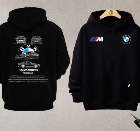 Bmw Hoodie Design, Car Hoodie Design, Creative Hoodie Design Ideas, Bmw Hoodie, Bmw Design, Boy Hoodie, Black Rose Tattoos, Stylish Hoodies, Pretty Cars