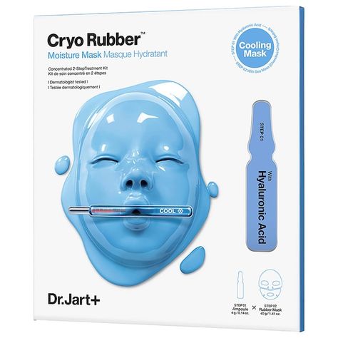 Rubber Face Mask, Sephora Face Mask, Face Mask Aesthetic, Sephora Skin Care, Blue Face Mask, Dr Jart, Best Masks, Mascara Facial, Oily Skin Care