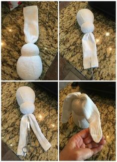 Sock Bunnies, How To Make Socks, Sock Bunny, Dry Rice, Diy Socks, Sock Crafts, Easter Bunny Crafts, Spring Easter Crafts, Easter Decorations Dollar Store