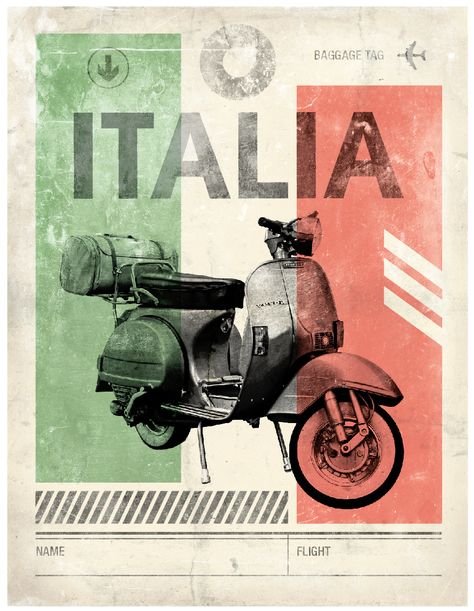 Italy Design Graphic, European Graphic Design, Italian Design Graphic, Italy Graphic Design, Italian Invitation, Italian Graphic Design, Italy Vespa, Rich Photography, Travel Brochure Design