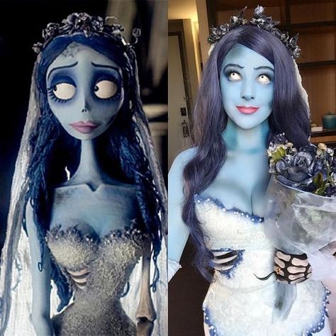 Corpse Costume, Emily Costume, Bride Corpse, Corpse Bride Makeup, Halloween Wedding Dresses, Halloween Bride Costumes, The Corpse Bride, Corpse Bride Costume, Emily Corpse Bride