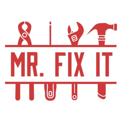 Mr Fix It, Father Shirts, Create T Shirt, Art Tutorial, Design Ad, Png Design, Marketing Materials, Cricut Ideas, Svg Design