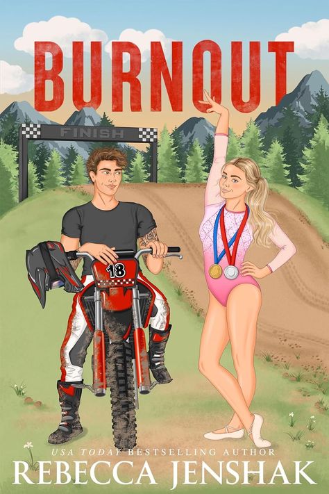 Burnout Rebecca Jenshak, Rebecca Jenshak, Holland Brothers, Sports Romance, Books For Teens, Bad Boy, Community Group, He Wants, Happily Ever After