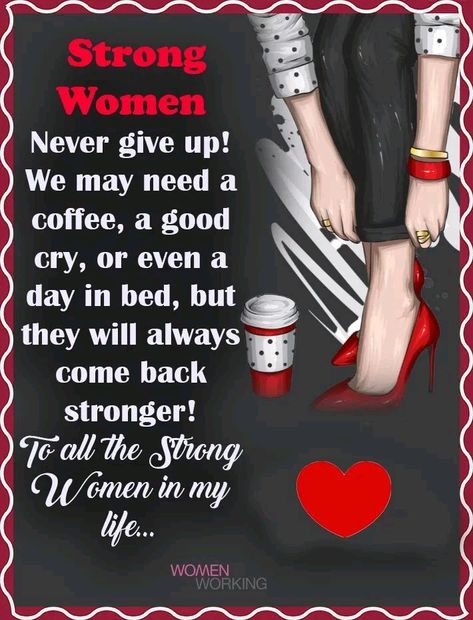 Strong women never give up!  ❤️🖤❤️🖤   . #MothersDay #mothers #daughters #sisters #dailydoseofinspiration #quotesbycatherine #BOOMchallenge Strong Black Women Quotes, New Week Prayer, Black Woman Quotes, African American Woman Quotes, Prayers That Avail Much, Blessed Life Quotes, Godly Women Quotes, Black Queen Quotes, Strong Black Woman Quotes