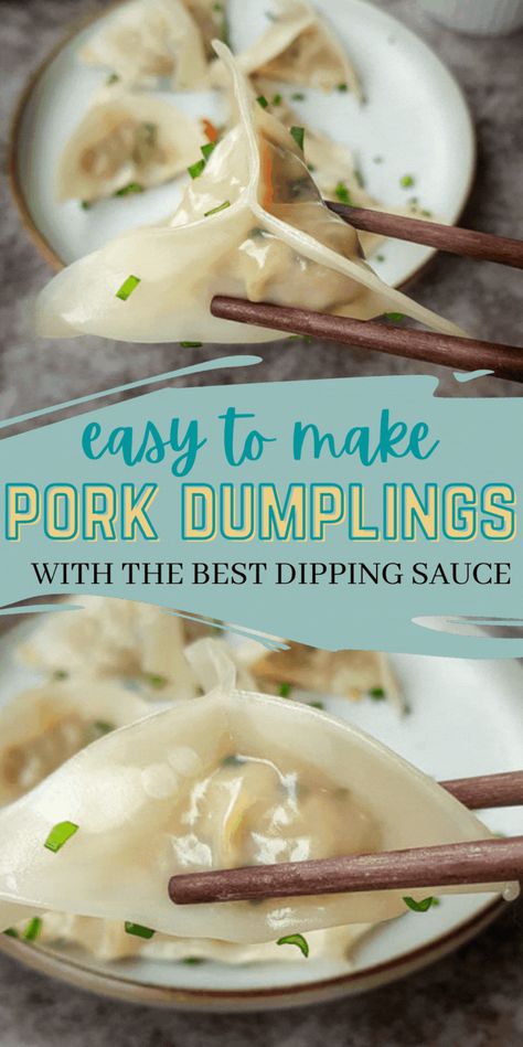 Sauce For Steamed Dumplings, Pork Dumplings Steamed, Pork Wonton Dipping Sauce, Easy Steamed Dumplings, Pork Dumpling Dipping Sauce, Chinese Steamed Dumplings Recipe, How To Make Steamed Dumplings, Pork Dumplings Sauce, Steamed Wonton Recipes