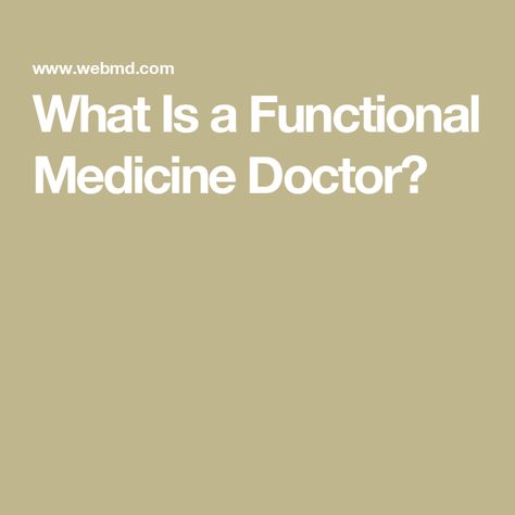 What Is a Functional Medicine Doctor? Functional Medicine Doctors, Primary Care Doctor, Medical Training, Medicine Doctor, Alternative Treatments, Emotional Wellbeing, Hormonal Changes, Chronic Condition, Spiritual Health