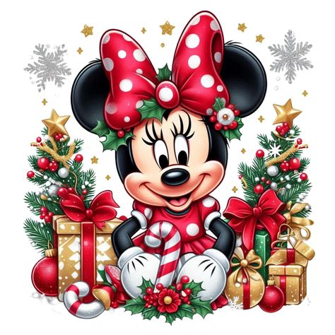 Download our Christmas SVGs for personal and Commercial Use. These Christmas SVG Cut Files are available to download instantly and work with your Cricut and Silhouette. Christmas Digital Products, Christmas Images Printable, Christmas Png Images, Christmas Minnie Mouse, Disney Characters Christmas, Disney Merry Christmas, Xmas Drawing, Colors Printable, Mouse Png